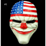 Payday 2 Cosplay Mask With 4 Versions Masks