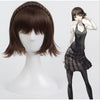 Persona 5 Makoto Niijima Cosplay Dark Brown Wig Accessories