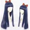 Pop Team Epic Cosplay Blue Wig Accessories