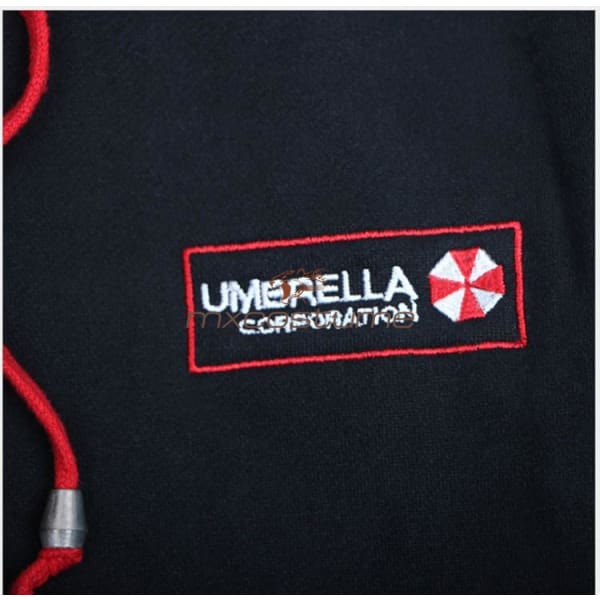Resident Evil Cosplay Black Hoodie With Umbrella Logo Hoodies