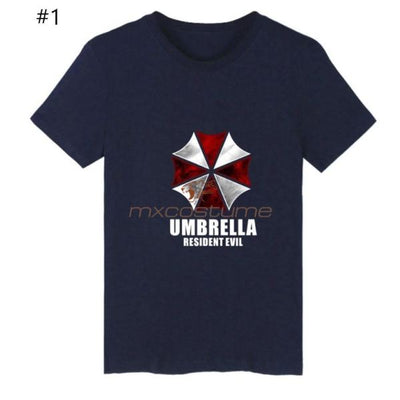 Resident Evil Umbrella Corporation Cosplay T-Shirt With Short Sleeeves Shirts