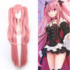 Seraph Of The End Krul Tepes Cosplay Pink Wig Accessories