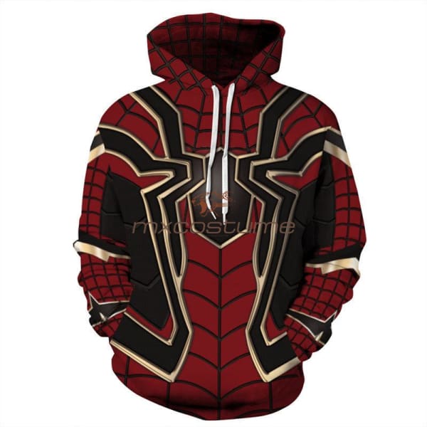 Spider-Man Cosplay Digital Printing Hoodie