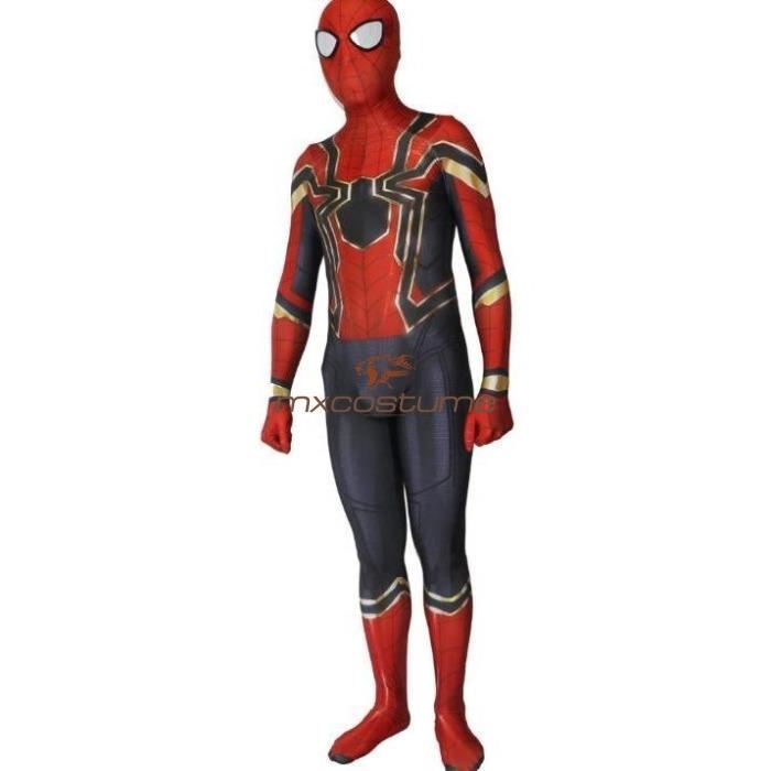 Spider-Man Homecoming Steel Edition Lycra Bodysuit Cosplay Costume Costumes