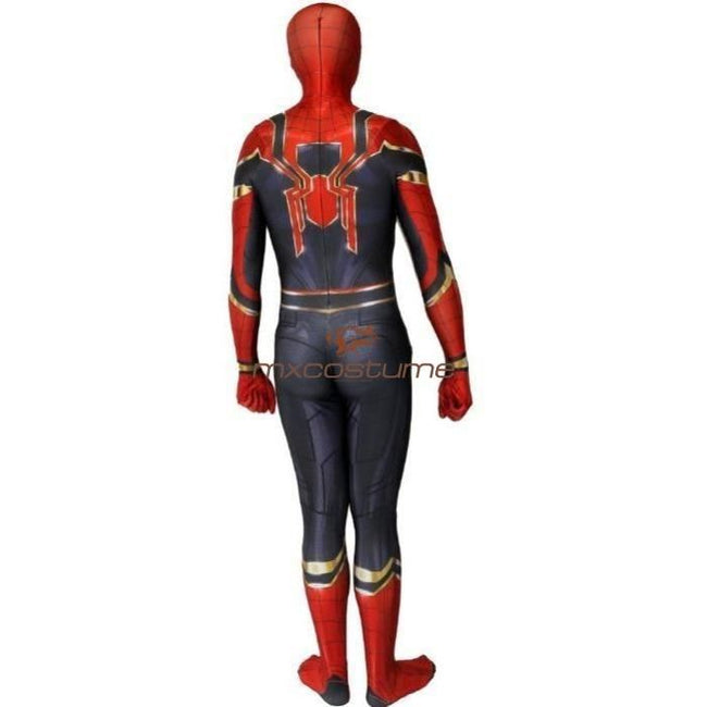 Spider-Man Homecoming Steel Edition Lycra Bodysuit Cosplay Costume Costumes