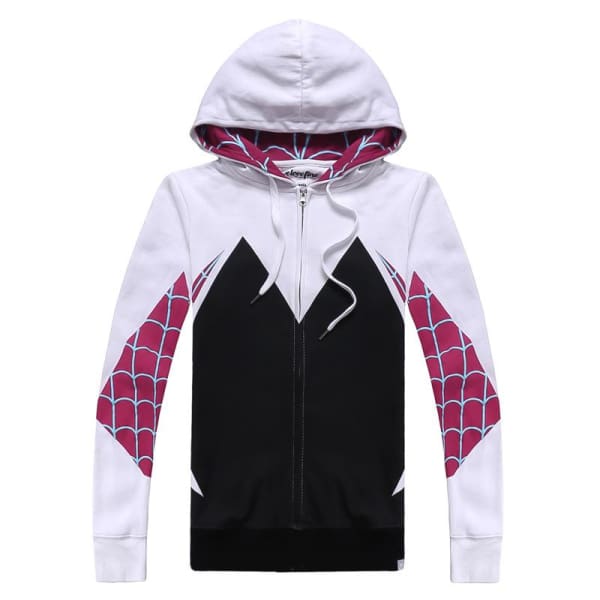 Spider-Man Into The Spider-Verse Gwen Stacy Cosplay Hoodie