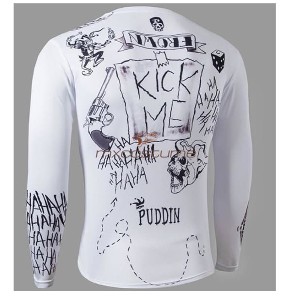 Suicide Squad Joker Cosplay T-Shirt With Long Sleeves Shirts