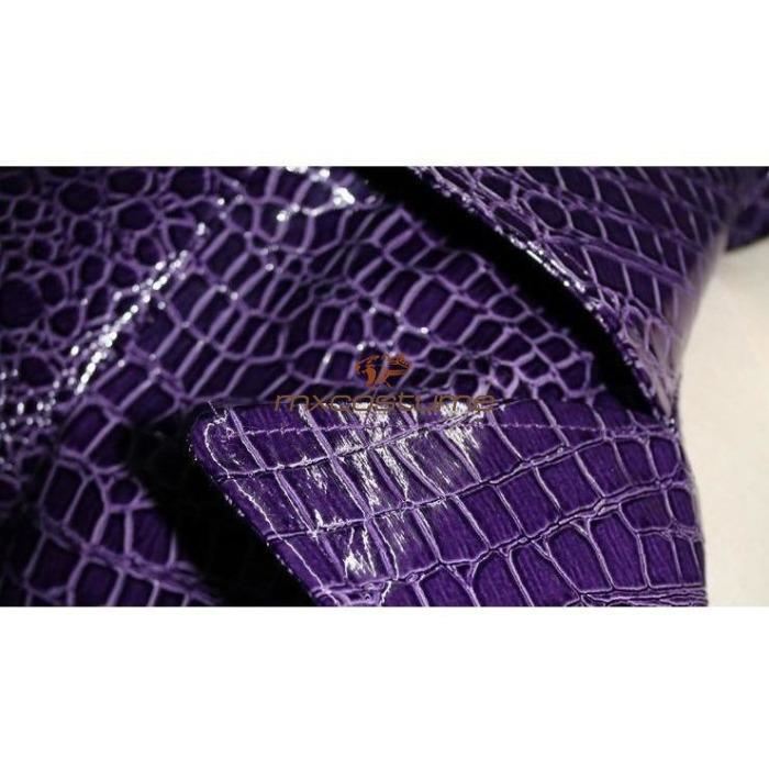 Suicide Squad Joker Purple Cloak Coat Cosplay Costume Costumes