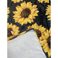 Sunflower Plush Blanket Flowers Pattern Throw For Bed And Sofa 59X47
