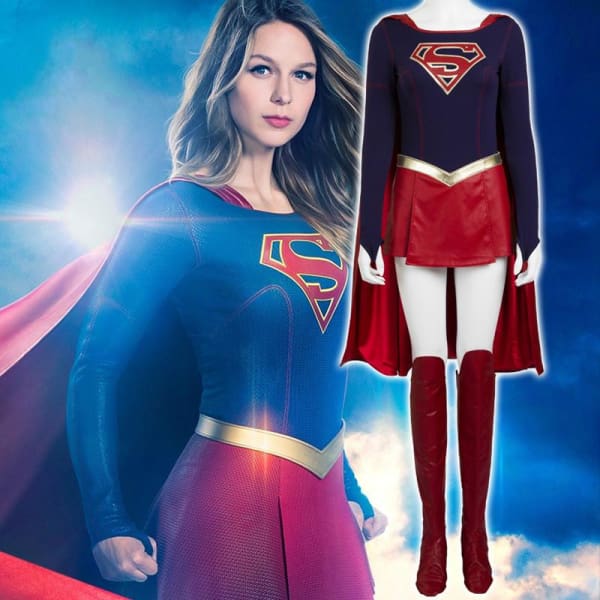 Supergirl Cosplay Costume Full Sets Costumes