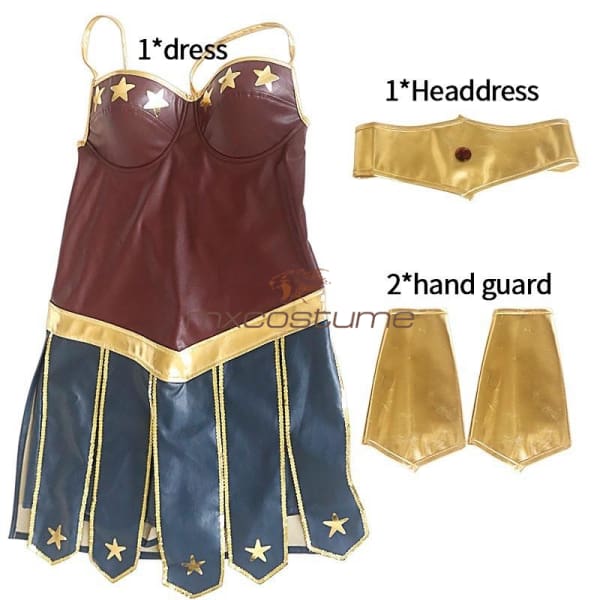 Superhero Wonder Woman Cosplay Dress