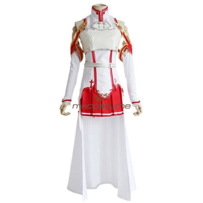 Sword Art Online Yuuki Asuna Full Set Cosplay Costume Costumes