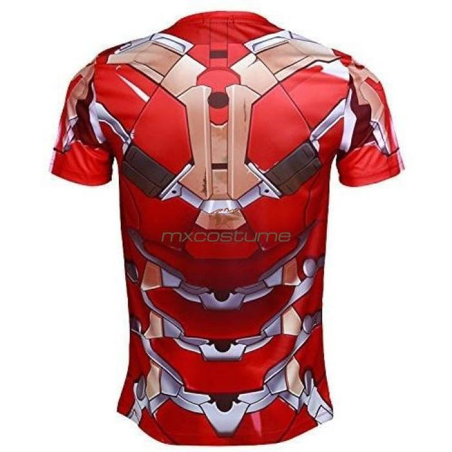 The Avengers 2 Iron Man Tony Stark Red T-Shirt Cosplay Costume Shirts