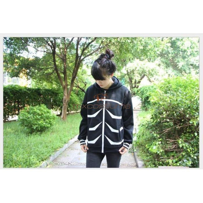 Tokyo Ghoul Kaneki Ken Cosplay Black&white Hoodie With Soft Nap Hoodies